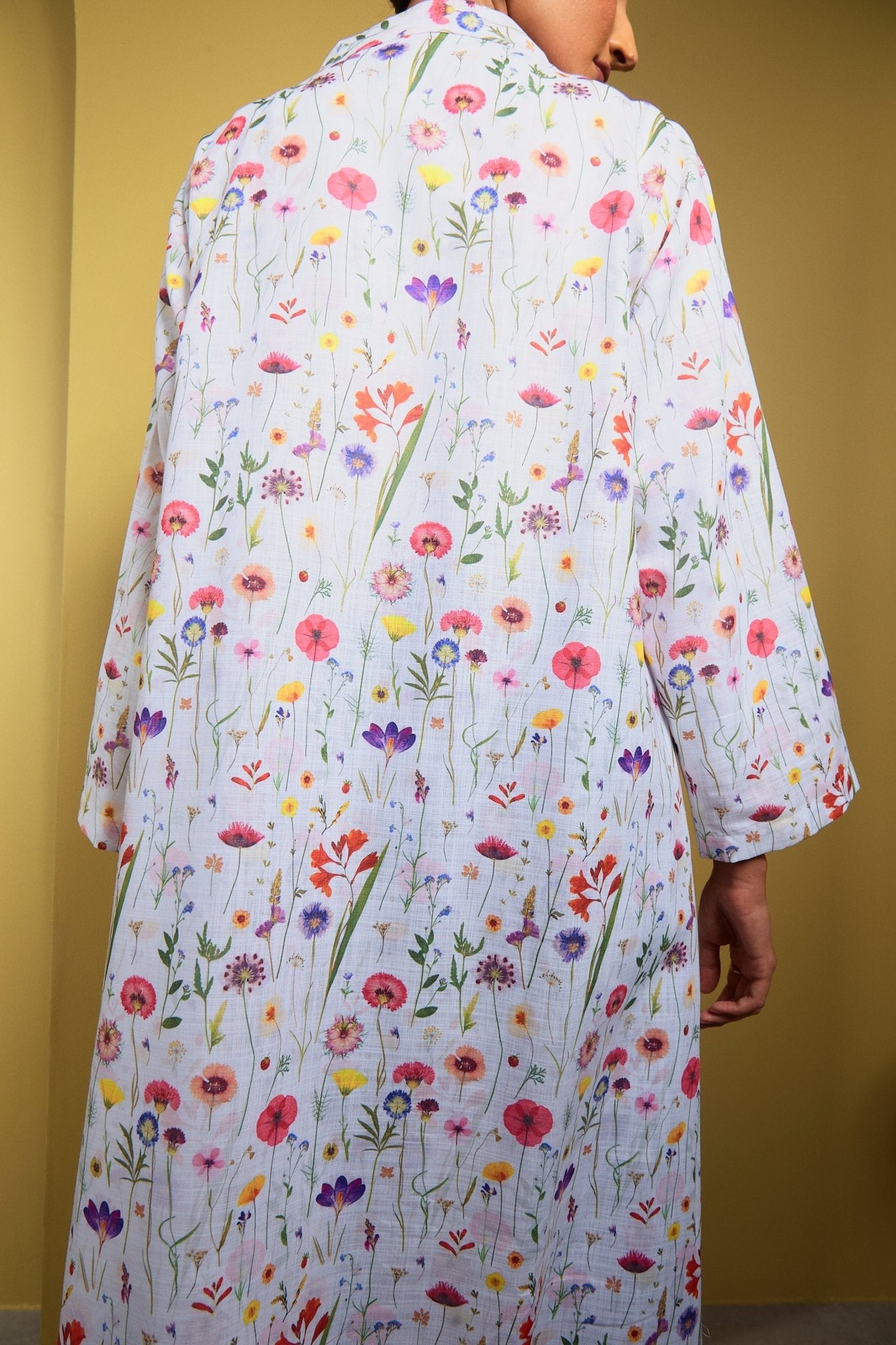 Multi Color Small Flower Pattern - The Abaya Lab